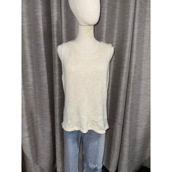 Tommy Bahama cotton knit tank top womens size large - Picture 1 of 5